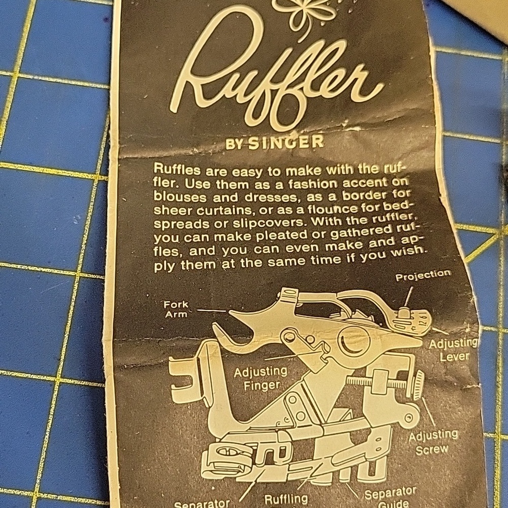 Vintage Ruffler by Singer Attachment - Picture 10 of 10